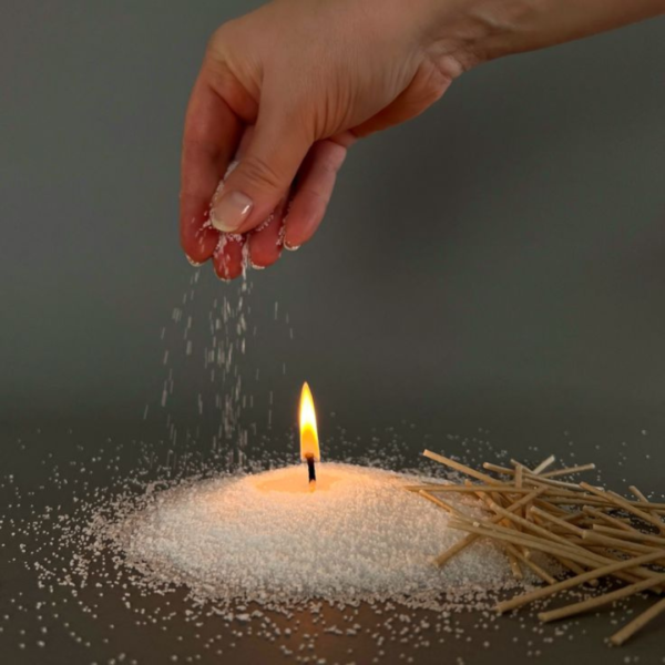 Envases cera líquida para velas de metal - varias medida