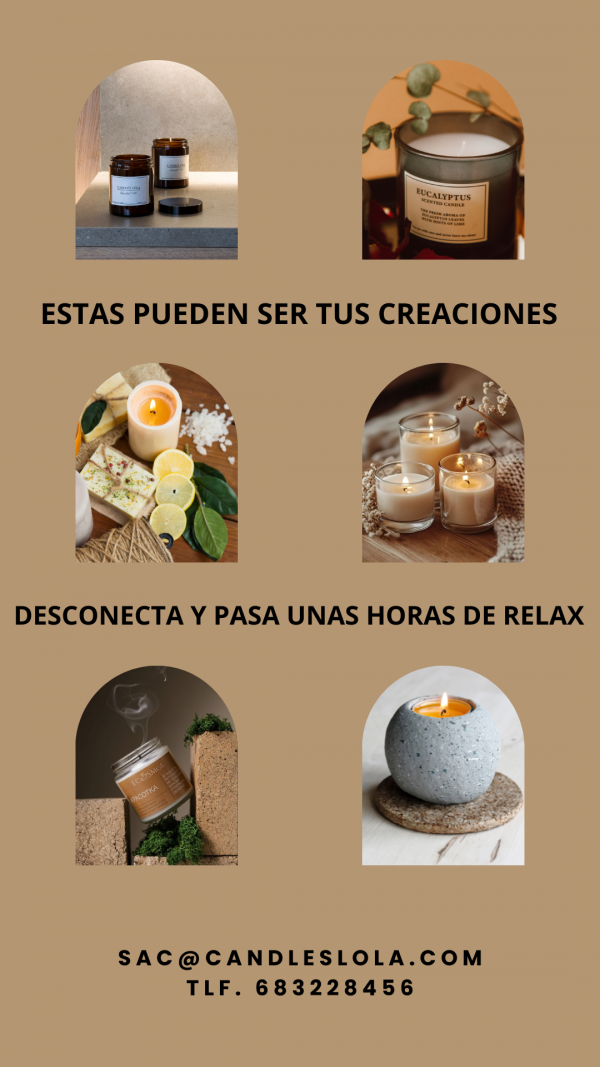 TALLER PRESENCIAL DE VELAS AROMATICAS- PROXIMOS TALLERES EN SEPTIEMBRE - Imagen 7