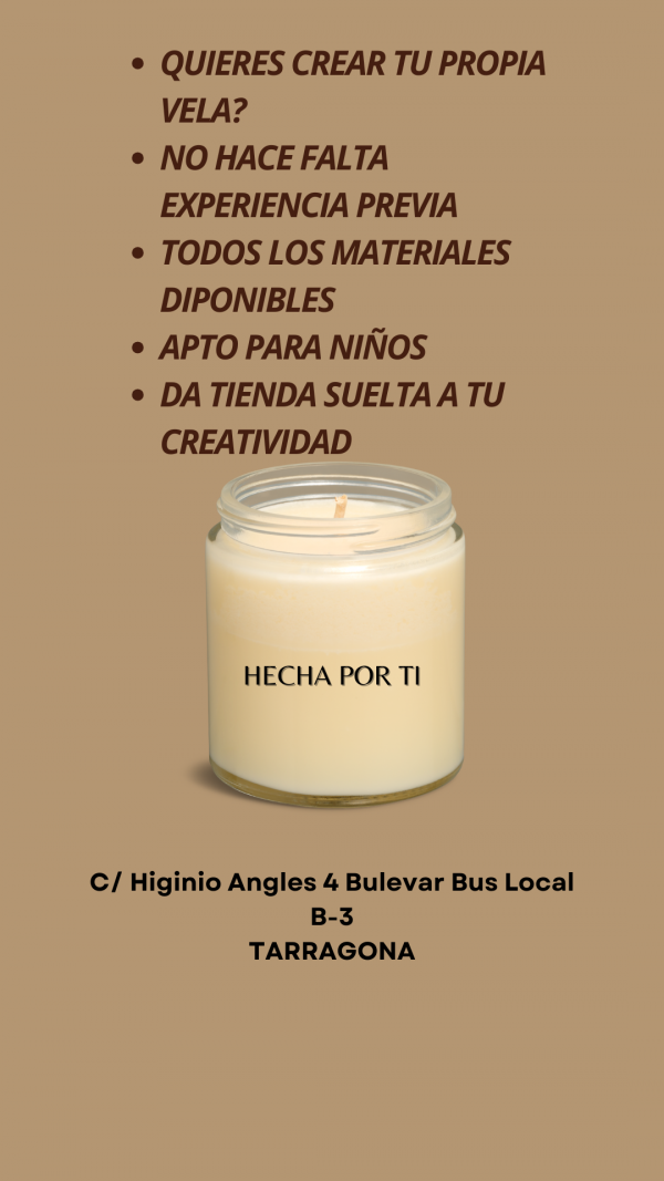 TALLER PRESENCIAL DE VELAS AROMATICAS- PROXIMOS TALLERES EN SEPTIEMBRE - Imagen 8